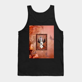 Wonderful fairy with butterflies and roses Tank Top